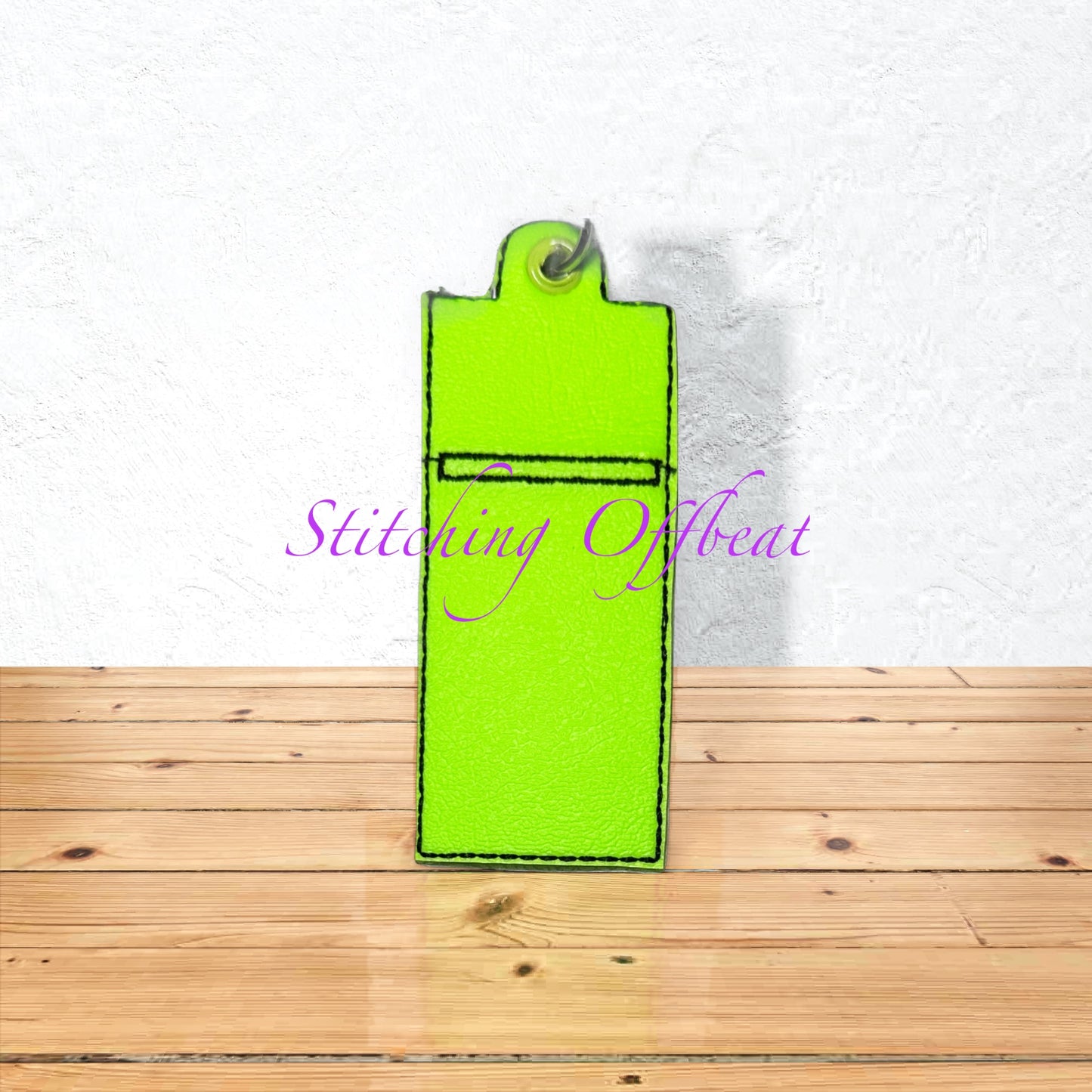 Chapstick holder keychains