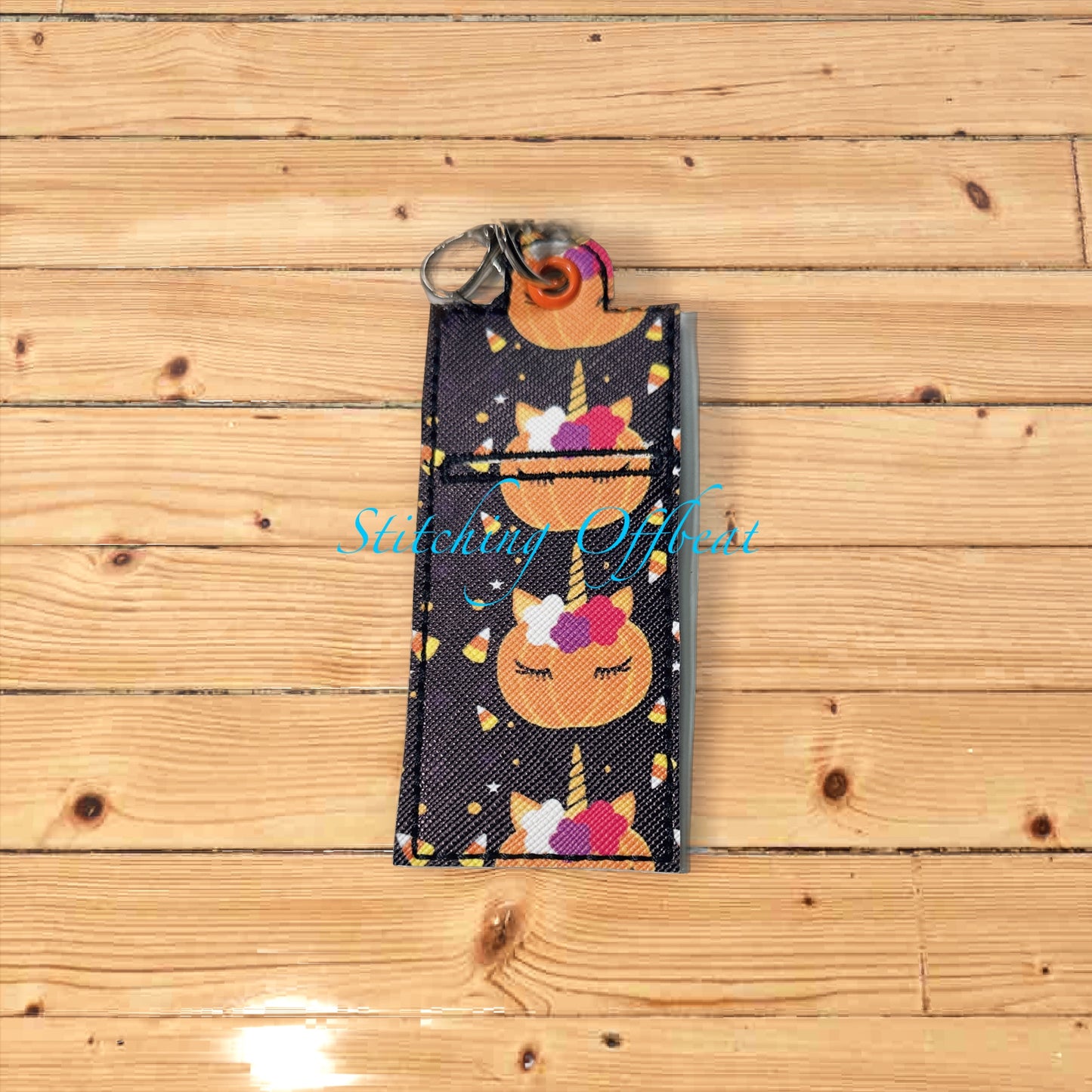 Chapstick holder keychains