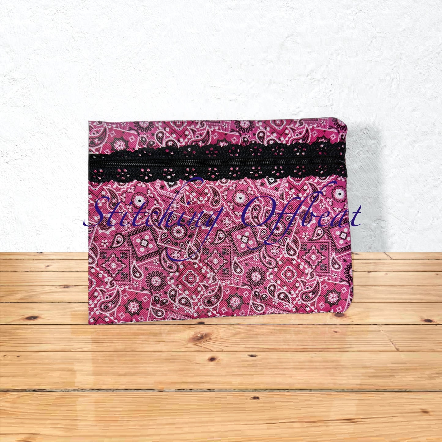 No Embroidery zipper pouches