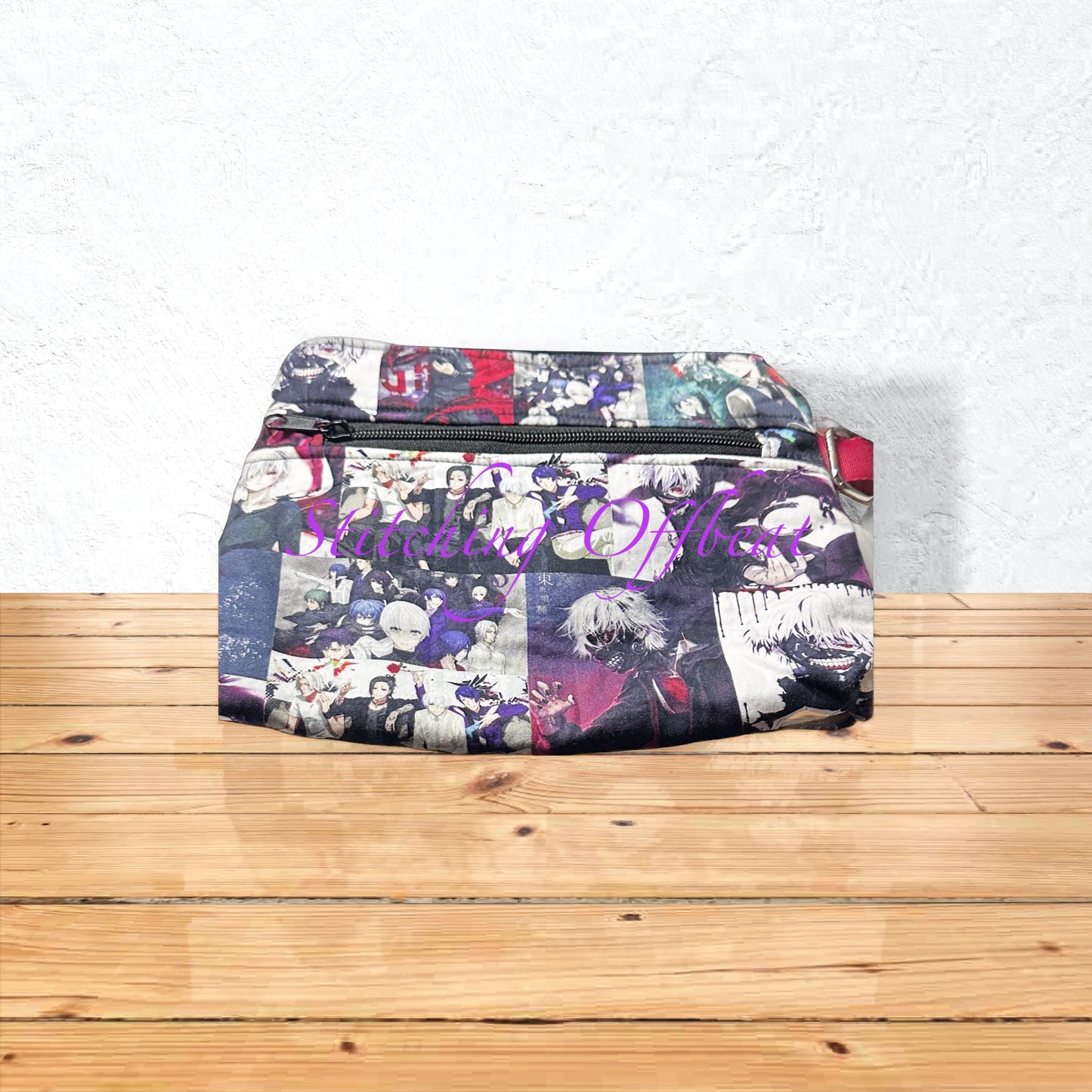 Denver Double zipper Crossbody