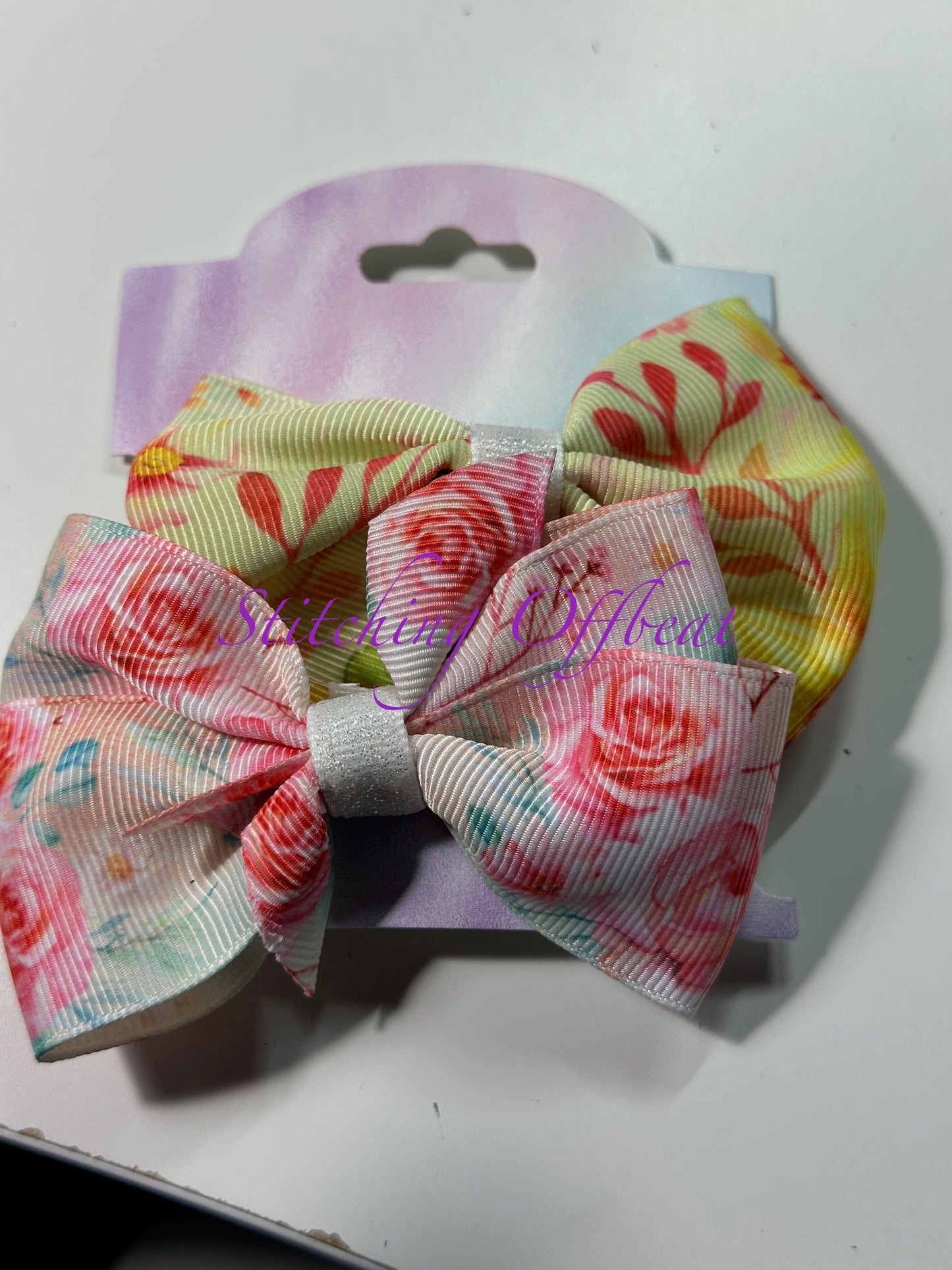 Floral Hair Bows