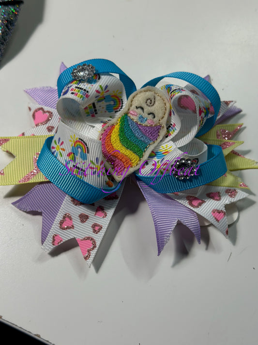 Awareness Hair Bows