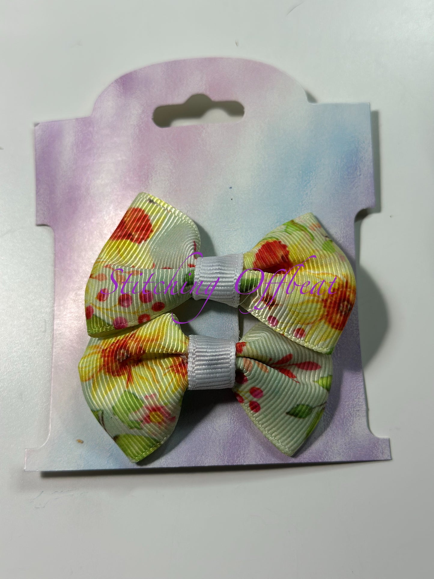Floral Hair Bows