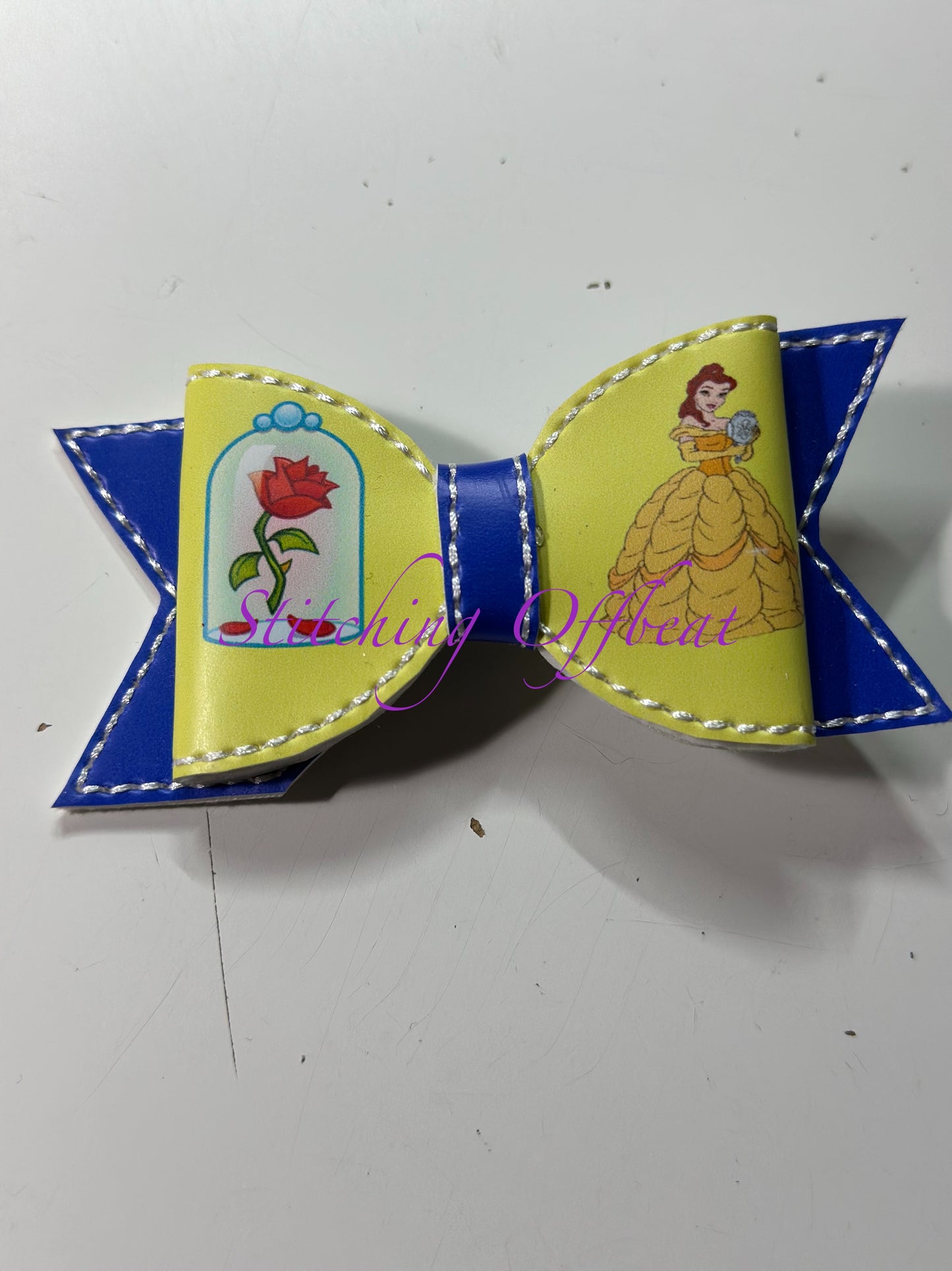 Small Printed Vinyl Hair Bows