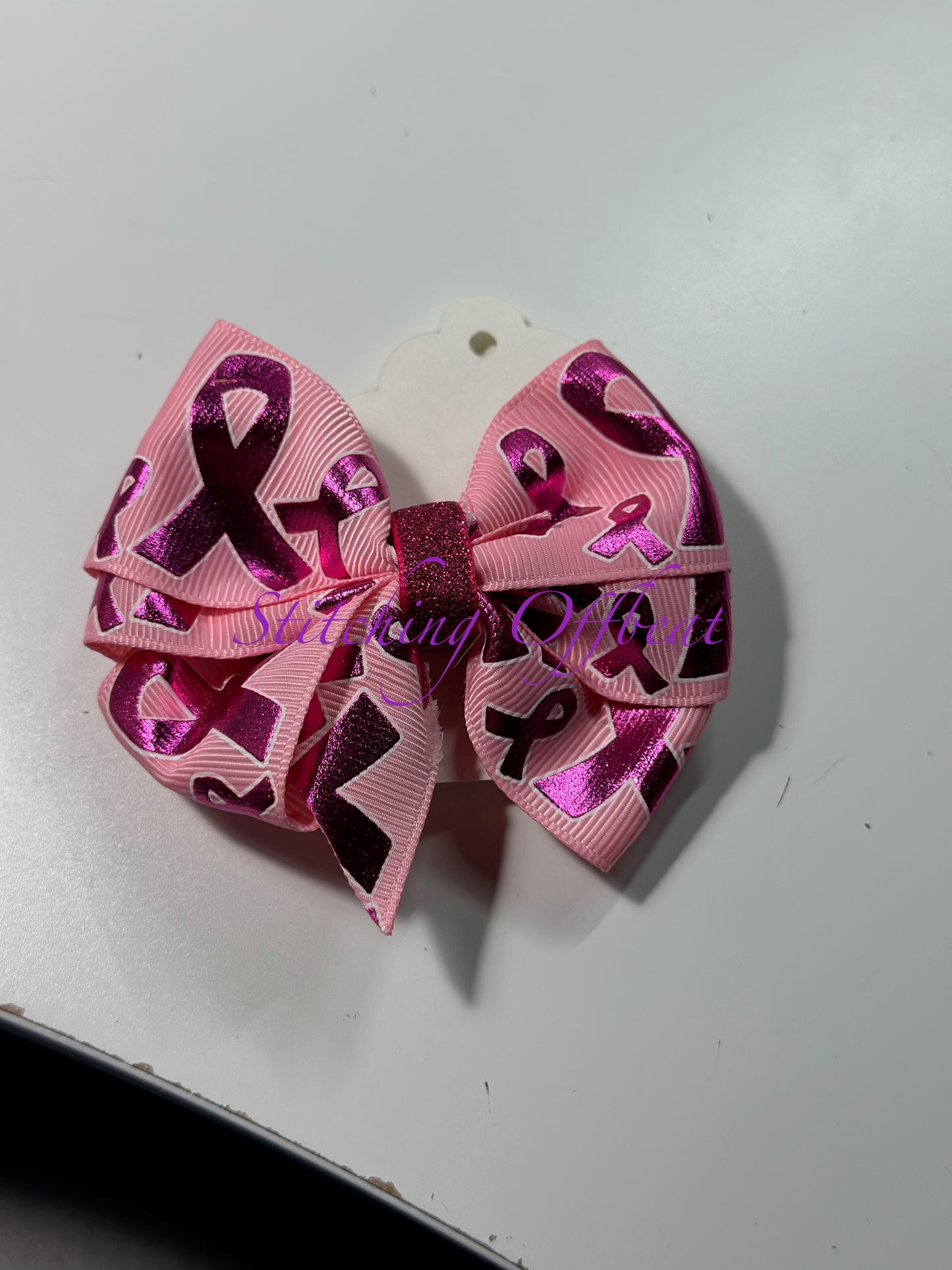 Awareness Hair Bows