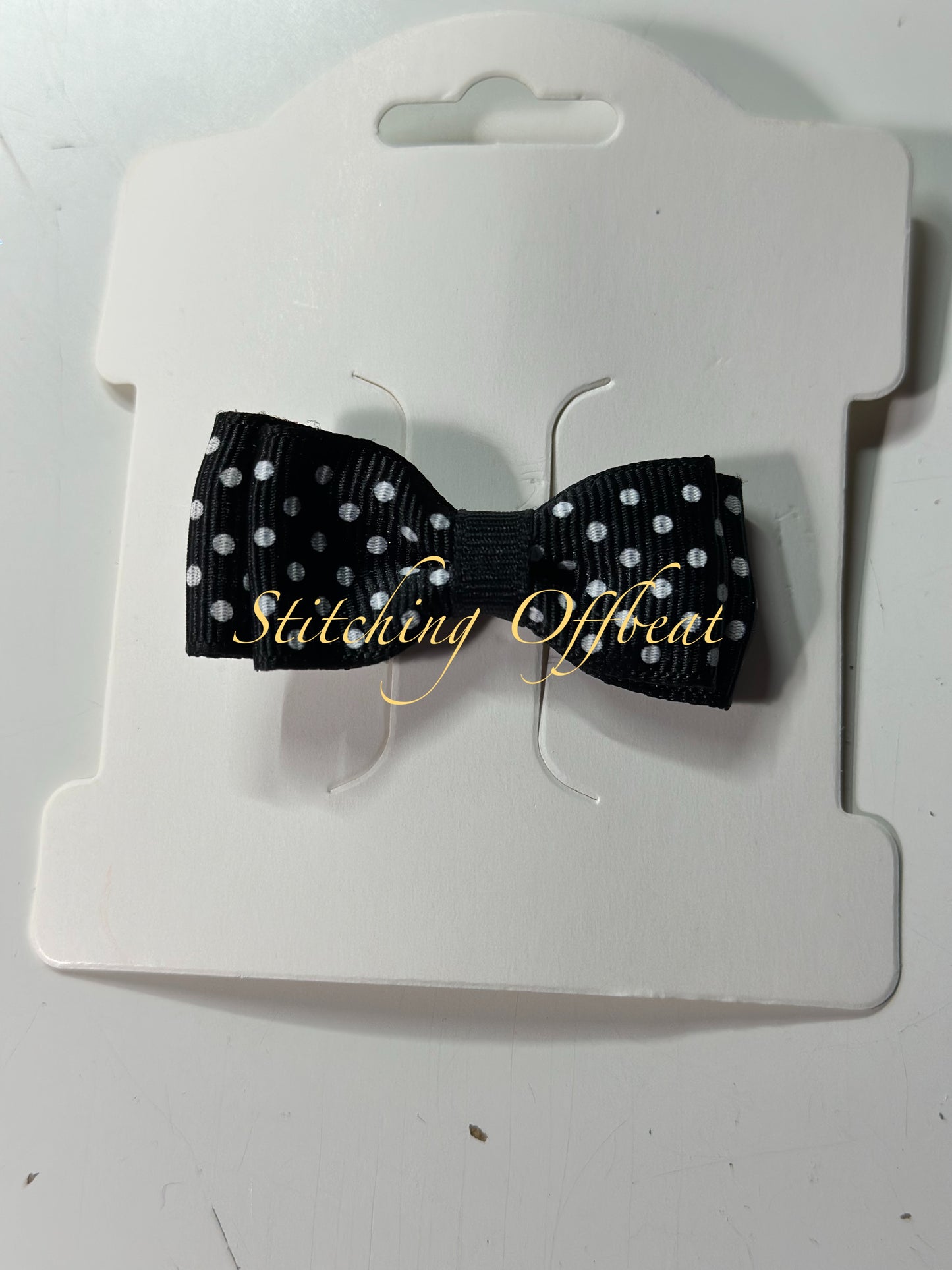 Dots and Icons Hair bows