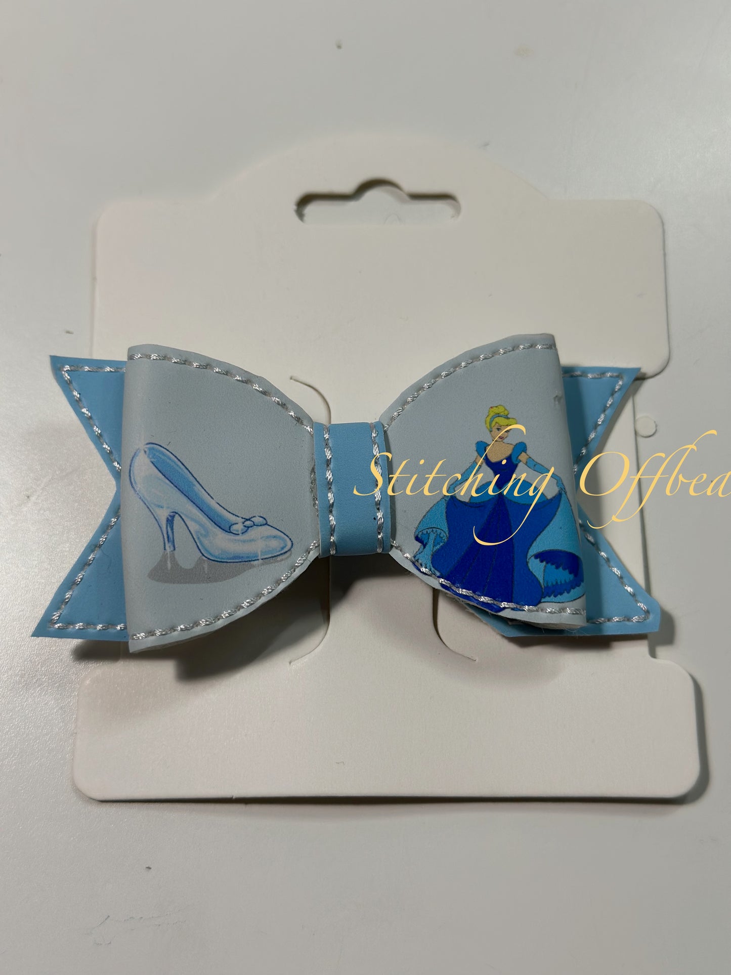 Small Printed Vinyl Hair Bows