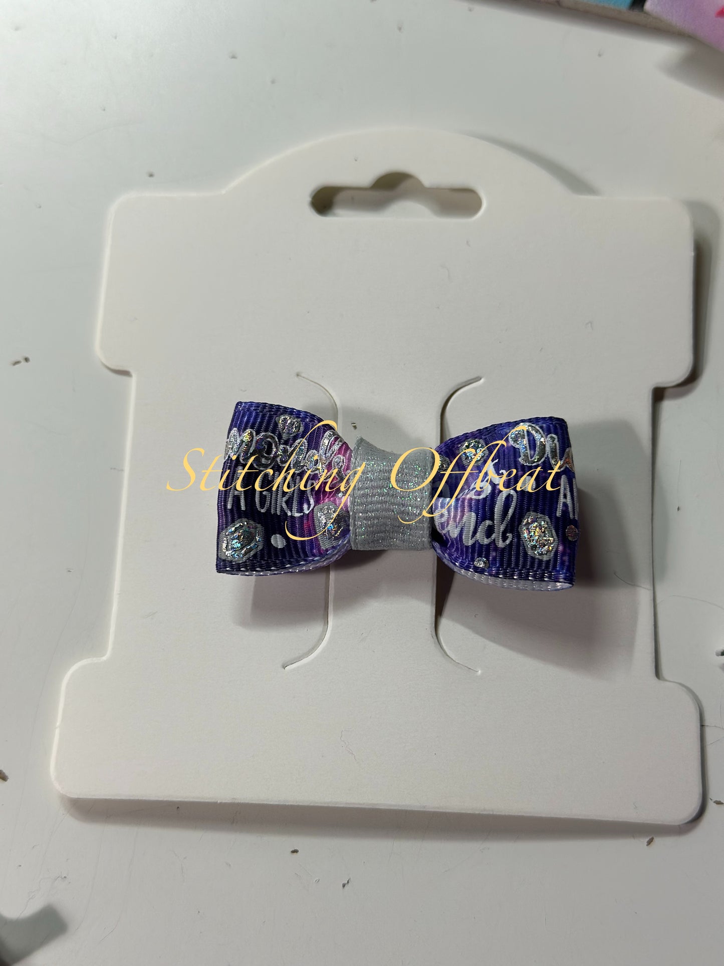 Dots and Icons Hair bows
