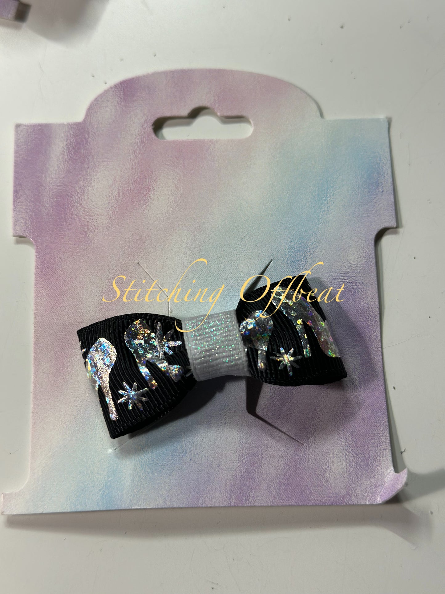 Dots and Icons Hair bows
