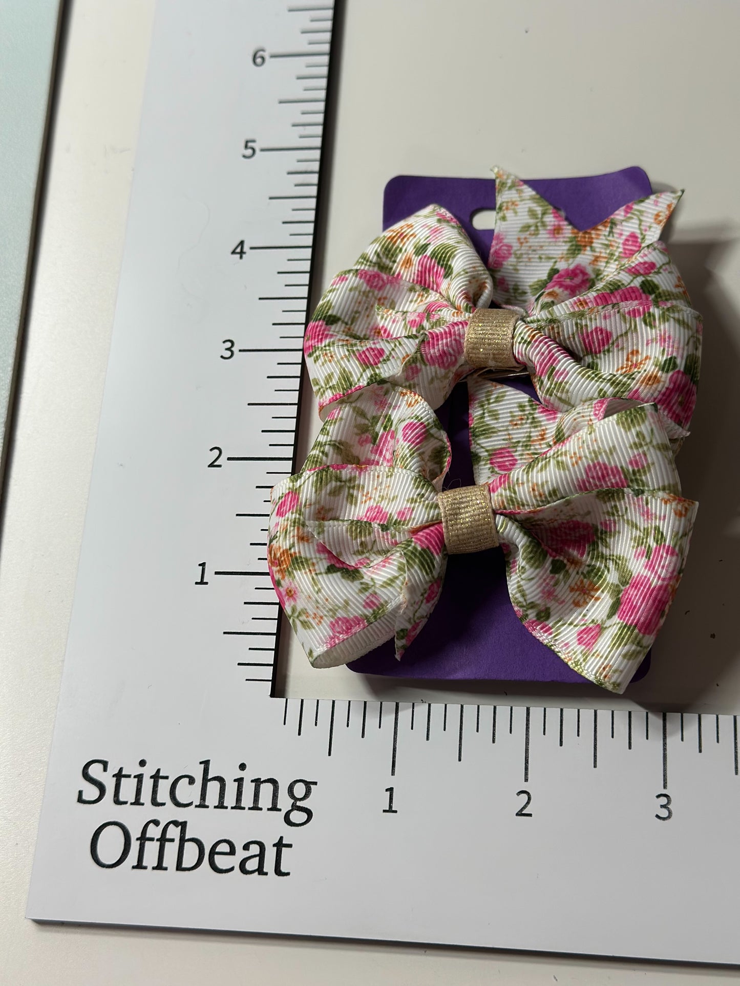Floral Hair Bows