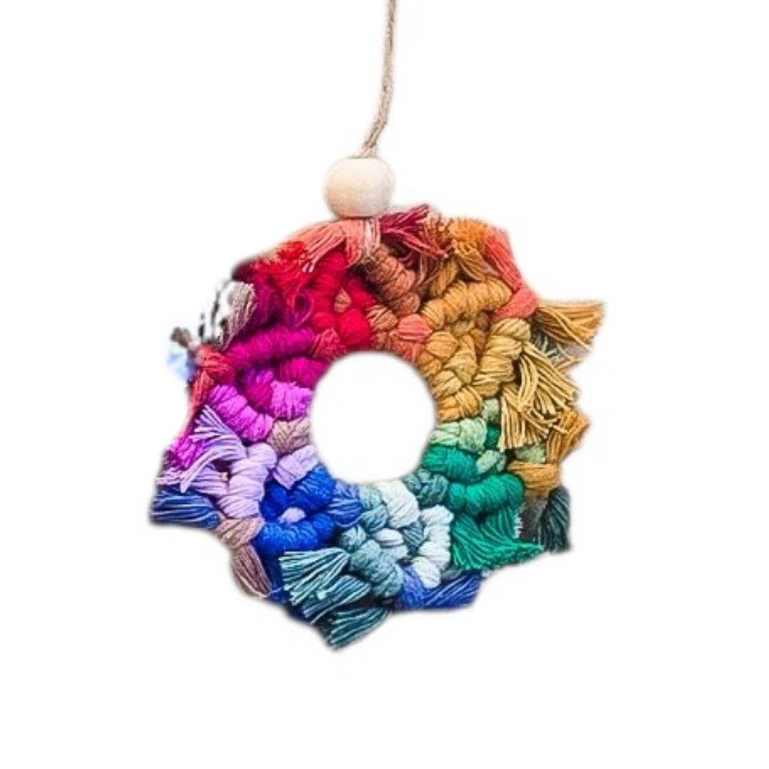 Macrame Snowflake Ornament