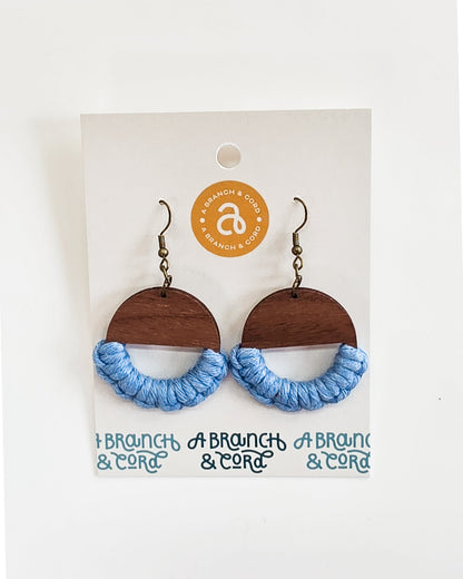 Macrame Knotted Earrings